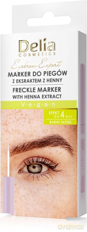 DELIA EYEBROW EXPERT Marker do piegów z henny