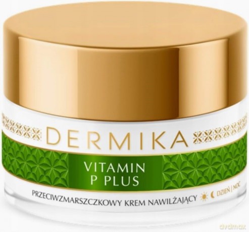 DERMIKA Vitamin P Plus Przeciwzmarszczkowy hipoalergiczny krem nawilżający na dzień na noc 50 ml