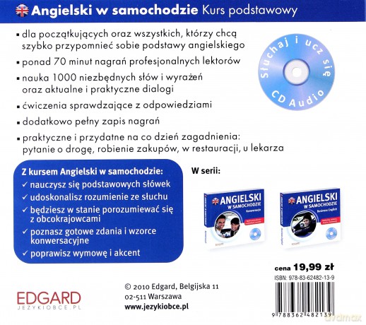 Angielski w Samochodzie Kurs Podstawowy [CD]