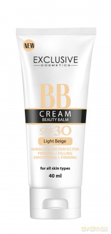EXCLUSIVE BB Cream Beauty Balm SPF 30 Light Beige 40 ml