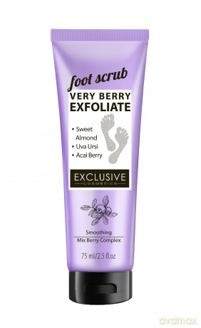 EXCLUSIVE Foot scrub verry berry Peeling do stóp jagodowy 75 ml