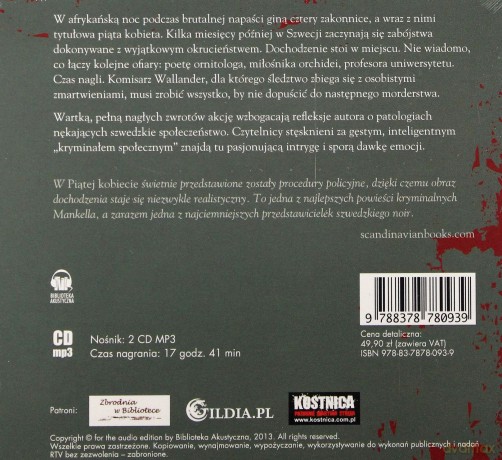 Piąta Kobieta - Henning Mankell [AUDIOBOOK]