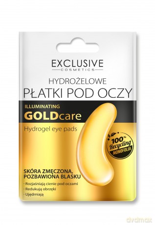 EXCLUSIVE Płatki pod oczy hydrożelowe złote