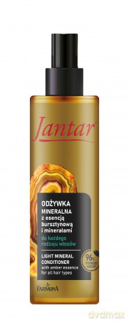 FARMONA Jantar Odżywka mineralna z esencją bursztynową i minerałami do każdego rodzaju włosów 200ml