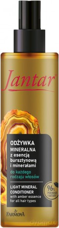 FARMONA Jantar Odżywka mineralna z esencją bursztynową i minerałami do każdego rodzaju włosów 200ml