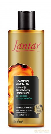 FARMONA JANTAR Szampon mineralny z esencją bursztynową i minerałami do każdego rodzaju włosów