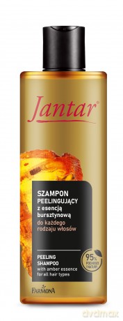 FARMONA Jantar Szampon peelingujący z esencją bursztynową - do każdego rodzaju włosów 300ml