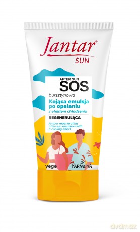 FARMONA SUN Jantar Bursztynowa kojąca emulsja po opalaniu z efektem chłodzenia 150 ml