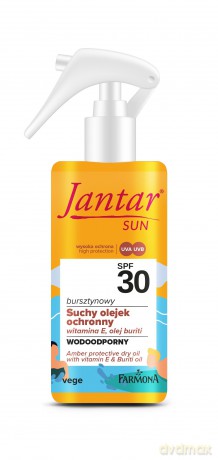 FARMONA SUN Jantar Bursztynowy suchy olejek ochronny SPF 30 z witaminą E i olejem buriti 150 ml