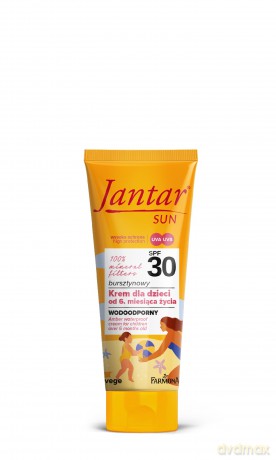 FARMONA SUN Jantar Bursztynowy wodoodporny krem dla dzieci SPF 30 (od 6 miesiąca) z filtrami mineralnymi 50 ml