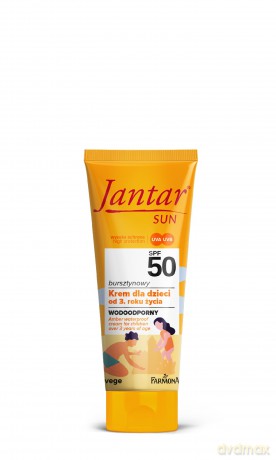 FARMONA SUN Jantar Bursztynowy wodoodporny krem dla dzieci SPF 50 (od 3 roku życia) 50 ml