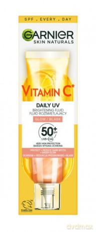 GARNIER Skin Naturals Fluid rozświetlający Vitamin C Daily UV SPF50+ - Glow 40ml