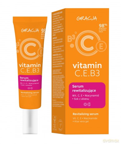GRACJA Vitamin C.E.B3 Serum rewitalizujące do twarzy 30 ml