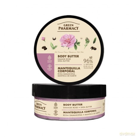 GREEN PHARMACY Multi Masło do ciała Róża damasceńska i Masło shea 200 ml