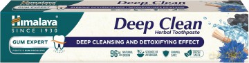 HIMALAYA Gum Expert Ziołowa Pasta do zębów Deep Clean z węglem aktywnym 75ml