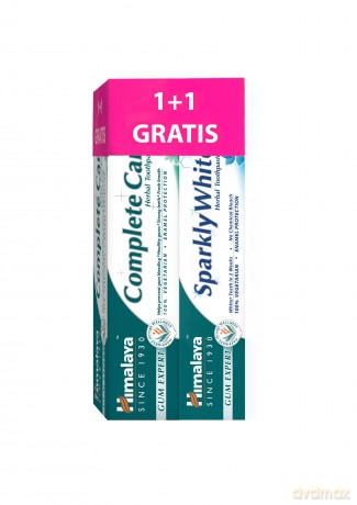 HIMALAYA Gum Expert Ziołowa Pasta do zębów DUO Complete Care +Sparkly White 2x75ml
