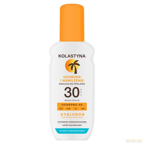 KOLASTYNA Emulsja do opalania w sprayu - Ochrona i Nawilżenie SPF30 150ml