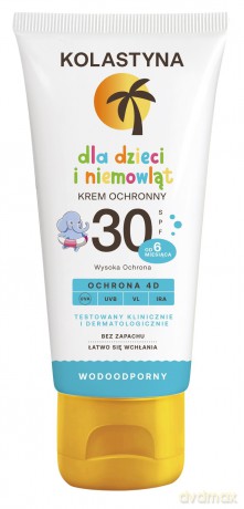 KOLASTYNA Krem ochronny dla dzieci i niemowląt SPF30 75ml