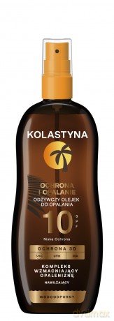 KOLASTYNA Odżywczy Olejek do opalania - Ochrona i Opalanie SPF10 150ml