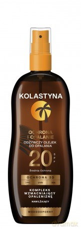 KOLASTYNA Odżywczy Olejek do opalania - Ochrona i Opalanie SPF20 150ml