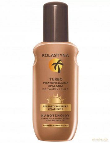 KOLASTYNA Turbo Przyspieszacz opalania do twarzy i ciała 150ml