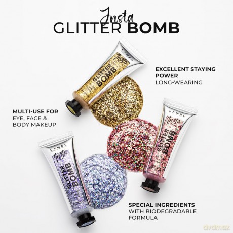LAMEL Glitter Bomb Brokat do twarzy i ciała nr 403