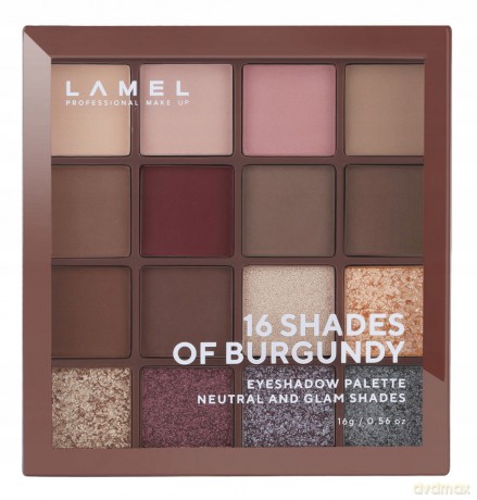 LAMEL Paleta cieni Shades of Burgundy No. 16-4