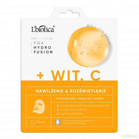 LB L`biotica Maska Hydrożelowa+ Wit C