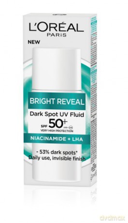 LOREAL Bright Reveal Fluid redukujący przebarwienia SPF 50+ 50ml