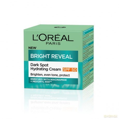 LOREAL Bright Reveal Nawilżający Krem redukujący przebarwienia SPF50 50ml