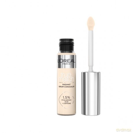 LOREAL True Match Rozświetlający Korektor pielęgnujący do twarzy Radiant Serum nr 1N 33g