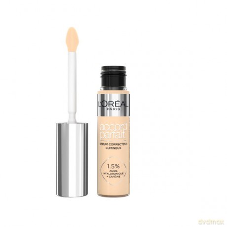 LOREAL True Match Rozświetlający Korektor pielęgnujący do twarzy Radiant Serum nr 4N 33g