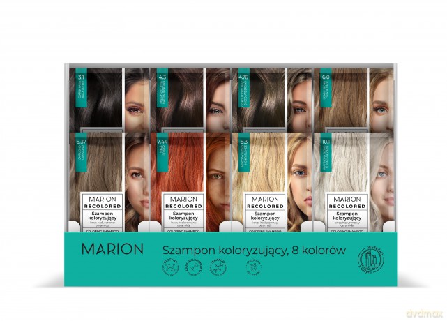 MARION Recolored Zestaw Szamponów koloryzujących 48sztuk(8x6)
