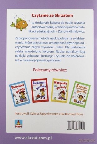 Czytanie Ze Skrzatem Elementarz Skrzata - Danuta Klimkiewicz [KSIĄŻKA]