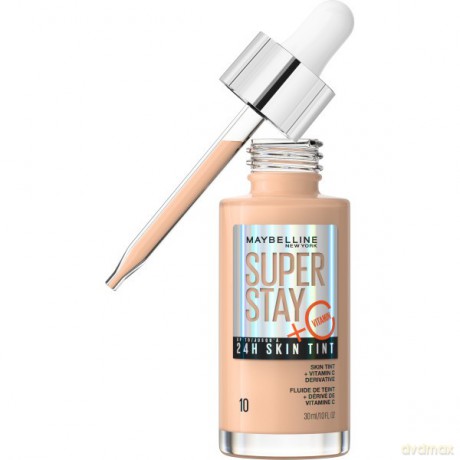MAYBELLINE Super Stay 24H Skin Tint Rozświetlający Podkład do twarzy z witaminą C nr 10 - 30ml