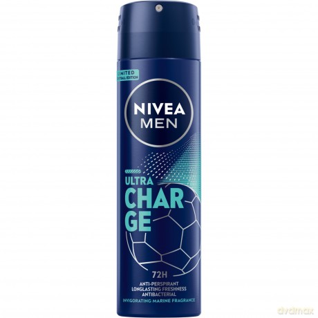 NIVEA DEO Spray męski INVISIBLE ULTRA CHARG 95798&