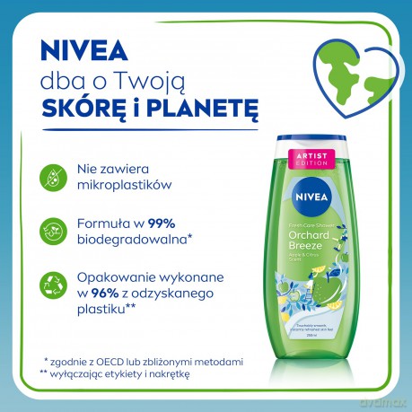 NIVEA SHOWER Żel p/p 250ml GREEN LOVE 98659&