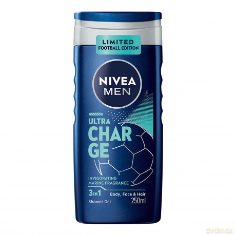 NIVEA SHOWER Żel p/p 250ml ULTRA CHARGE 98655&