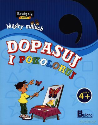 Dopasuj i Pokoloruj Mądry Maluch [KSIĄŻKA]