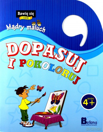 Dopasuj i Pokoloruj Mądry Maluch [KSIĄŻKA]