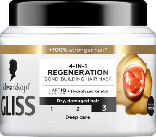 SCHWARZKOPF Gliss TRT Total Repair Maska do włosów regenerująca 4w1 400 ml