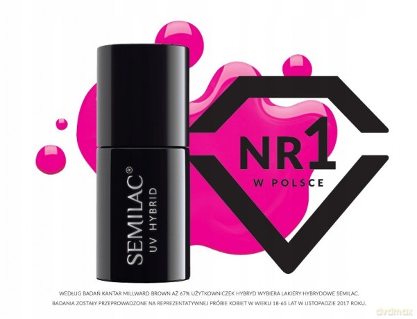 Semilac Top F&