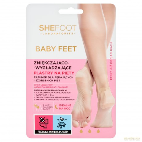 SHEFOOT Plastry wygładzające n/pięty Baby Feet