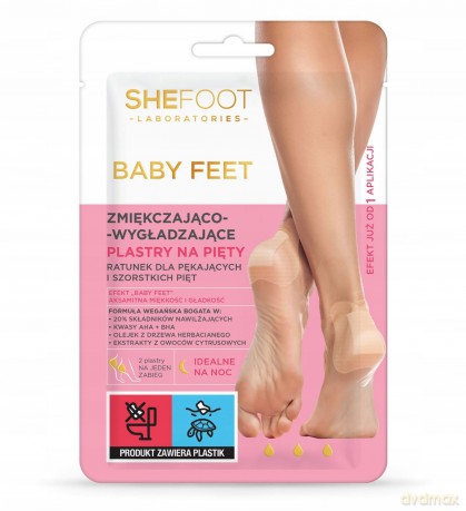 SHEFOOT Plastry wygładzające n/pięty Baby Feet
