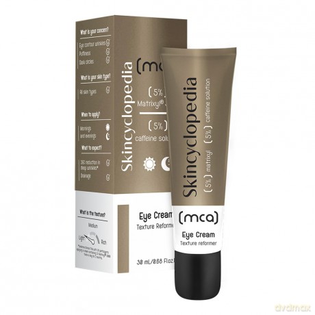 SKINCYCLOPEDIA Krem pod oczy przeciwzmarszczkowy z 5% Matrixyl 3000 + 5% roztwór Kofeiny 30 ml
