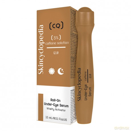 SKINCYCLOPEDIA Roll-on serum pod oczy z Kofeiną i Q10 15 ml
