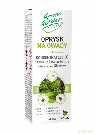 VACO Green Garden Oprysk na owady (komary,kleszcze i muchy)- Koncentrat 100 EC 40ml