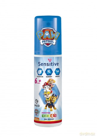 VACO Paw Patrol Płyn Sensitive na komary,kleszcze i meszki (Ikarydyna 10%) - dla dzieci (6m+)90ml