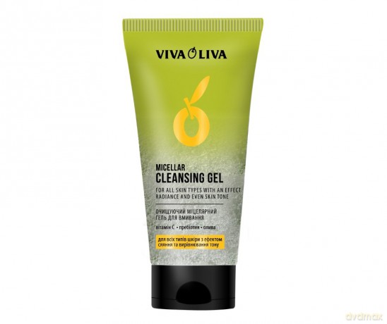 VIVA OLIVA Żel micelarny do mycia twarzy - rozświetlający 150ml