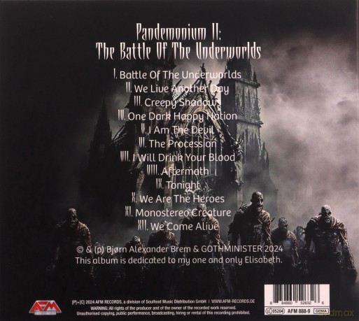Gothminister: Pandemonium II The Battle Of The Underworlds [CD]